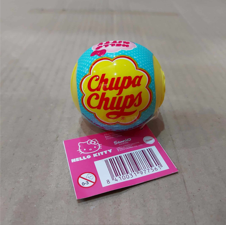 Chupa Chups Lollipop Strawberry Surprise Hello Kitty 12g